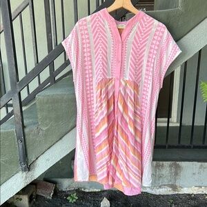 Devotion Twins Mini Dress Babydoll Dress Bohemian Festival Resortwear Vacation M